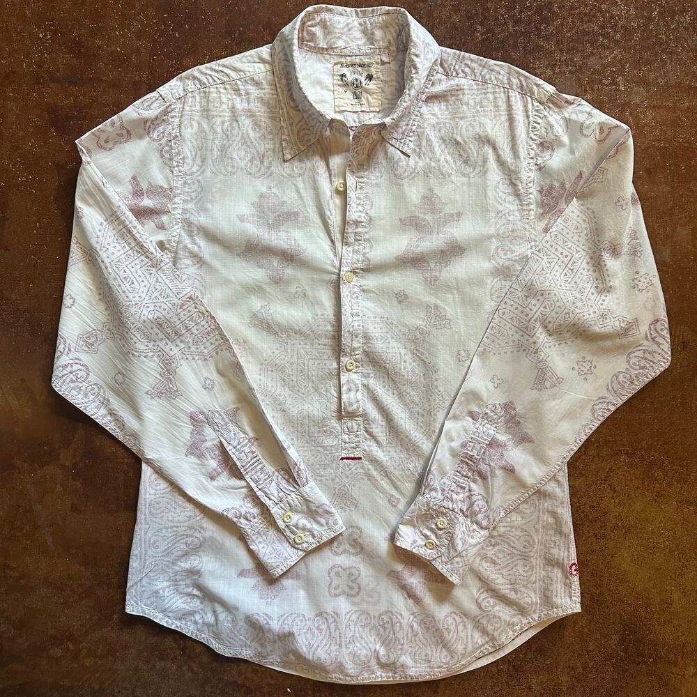 Guess Jeans Vintage 1981 Reverse Print Long Sleeve Popover